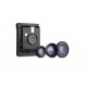 Lomo'Instant (Black) + 3 Lenses +FREE Extra Color Gel +FREE Strap