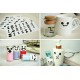 Make Up DIY Emoticons Sticker Set