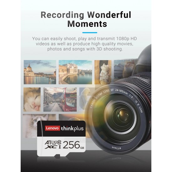 Lenovo Thinkplus MicroSDXC MicroSD U3 16GB / 32GB / 64GB / 128GB / 256GB / 512GB High Speed Memory Card
