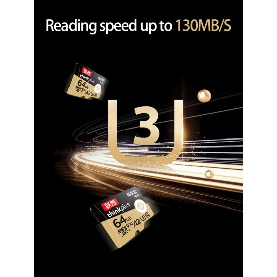Lenovo Thinkplus Platinum Pro MicroSDXC MicroSD U3 32GB / 64GB / 128GB / 256GB / 512GB High Speed Memory Card