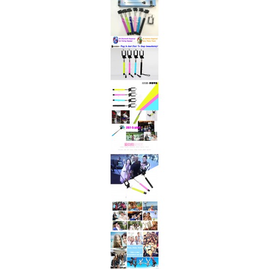 Handheld Monopod With Snap Control For Selfie