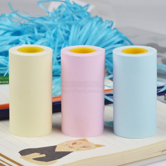 Original Paperang Color Sticky Note Thermal Paper (3 Rolls) For Paperang / Comicam / Peripage / Receipt Printer