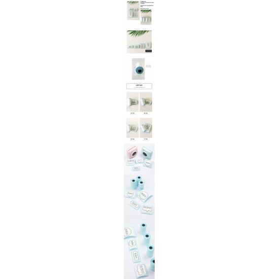Original Paperang Label Sticker Thermal Paper (3 Rolls) For Paperang