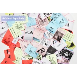 Colored Thermal Paper (4 Rolls) For Paperang / Comicam / Peripage / Receipt Printer