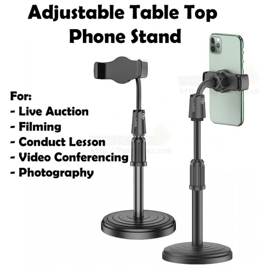 Table Top Adjustable Mobile Phone Holder Stand