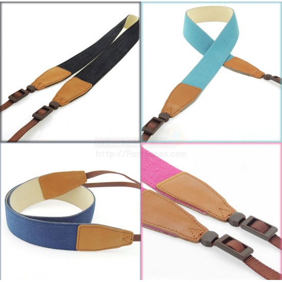 Premium Denim Leather Strap