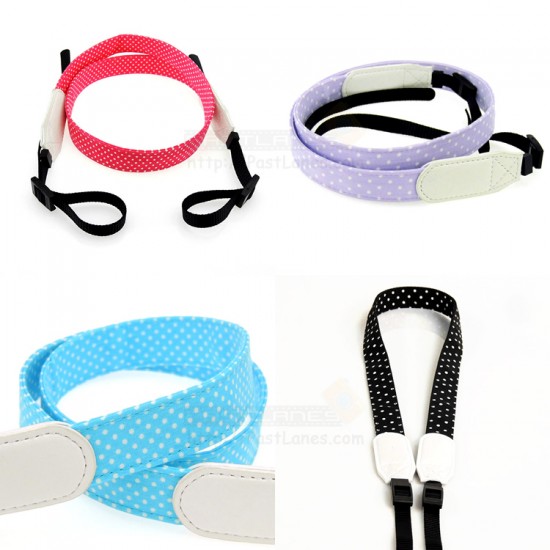 Polka Dot Fabric Strap