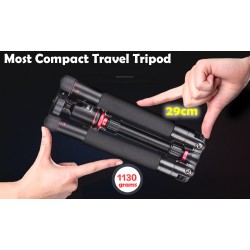Nimble NB238 Lightweight Compact Professional Travel Tripod