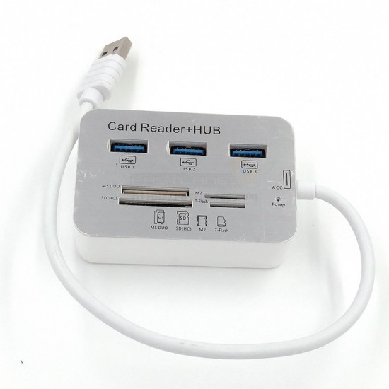 USB 3.0 Card Reader + USB Hub