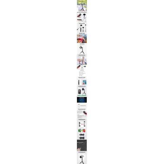 Yunteng 9928 Selfie Stick Tripod With Bluetooth Remote Shutter Control